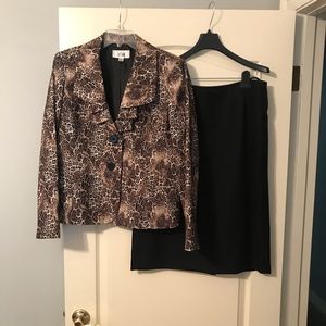 LeSuit- Jacket and Skirt Set
